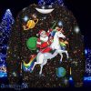Christmas Santa Riding Unicorn Ugly Christmas Sweater Best Gift For Men And Women