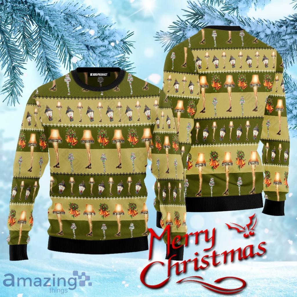 Christmas Story Ugly Christmas Sweater V2 Gift Knitting Sweater image Christmas Story Ugly Christmas Sweater V2 Gift Knitting Sweater Product Photo 1