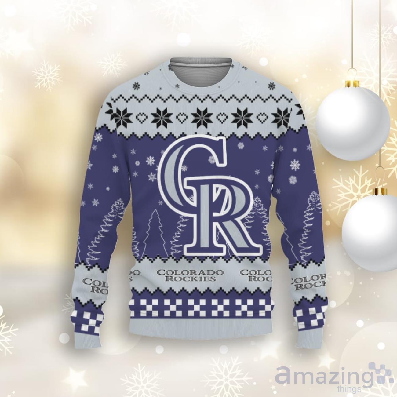 Snow Team Logo Colorado Rockies 3D Unisex Christmas T-Shirt Hot