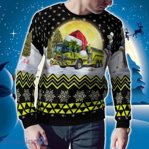 Church Hill Volunteer Fire Company, Queen Anne's County, Maryland Christmas AOP Ugly Sweater Holiday Sweater Gift Product Photo 2