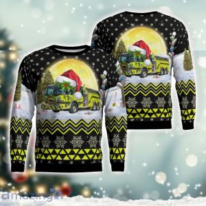 Church Hill Volunteer Fire Company, Queen Anne's County, Maryland Christmas AOP Ugly Sweater Holiday Sweater Gift Product Photo 1