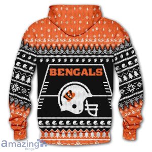 Cincinnati Bengals 3D Hooded Sweater Christmas Product Photo 2