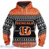 Cincinnati Bengals 3D Hooded Sweater Christmas