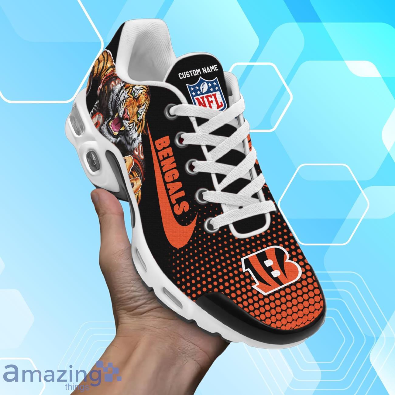 Cincinnati Bengals Air Cushion Sport Shoes With Custom Name image Cincinnati Bengals Air Cushion Sport Shoes With Custom Name Product Photo 2