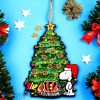 Cincinnati Bengals Snoopy Peanuts Custom Name Christmas Ornament Xmas Tree Decorations