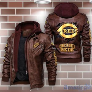 Cincinnati Reds Leather Jacket For Fans Product Photo 2