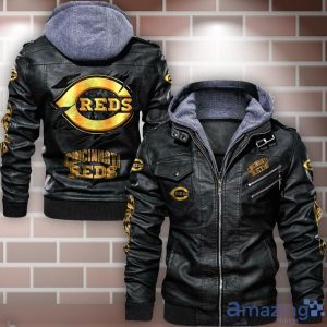 Cincinnati Reds Leather Jacket For Fans Product Photo 1