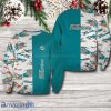 Classic Miami Dolphins Logo Ugly Christmas Sweater For Fan NFL Ugly Christmas Sweaters