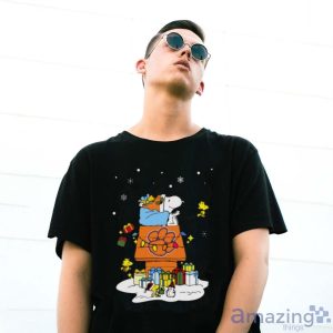 Clemson Tigers Santa Snoopy Wish You A Merry Christmas Shirt - G500 Gildan T-Shirt