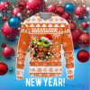 Cleveland Browns Baby Yoda Star Wars Christmas Gift 3D Ugly Christmas Sweater Christmas Holiday Family Gift