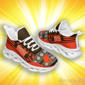 Cleveland Browns Christmas Santa Claus Special Style Max Soul Shoes Product Photo 2