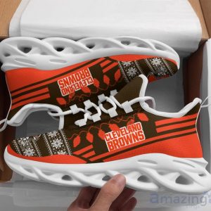 Cleveland Browns Christmas Santa Claus Special Style Max Soul Shoes Product Photo 1
