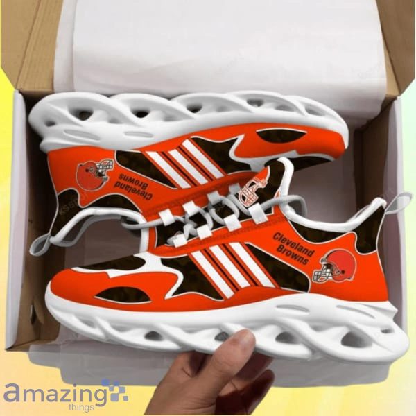 Custom Name NFL Teams Cleveland Browns Max Soul Shoes Special Gift