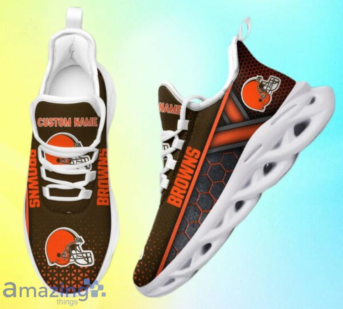 Custom cleveland 2025 browns shoes