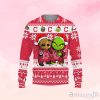 Cleveland Indians Baby Groot And Grinch Ugly Christmas Sweater