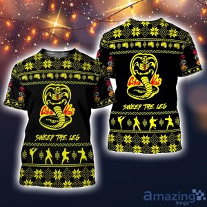 Cobra Kai 3D All Over Printed Ugly Christmas Sweater Sweatshirt Hoodie Christmas Gift Product Photo 3