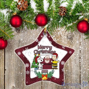 College Of Charleston Cougars Ceramic Ornament Snoopy Christmas Special Gift Product Photo 2