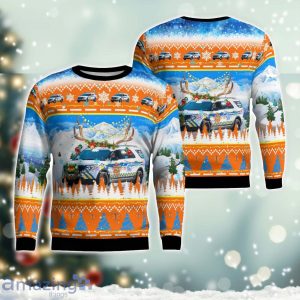 Collier County EMS Ford Explorer Christmas AOP Ugly Sweater Christmas Gift Ideas Product Photo 1