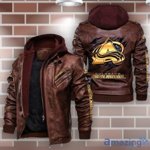 Colorado Avalanche Leather Jacket For Fans image Colorado Avalanche Leather Jacket For Fans Product Photo 2
