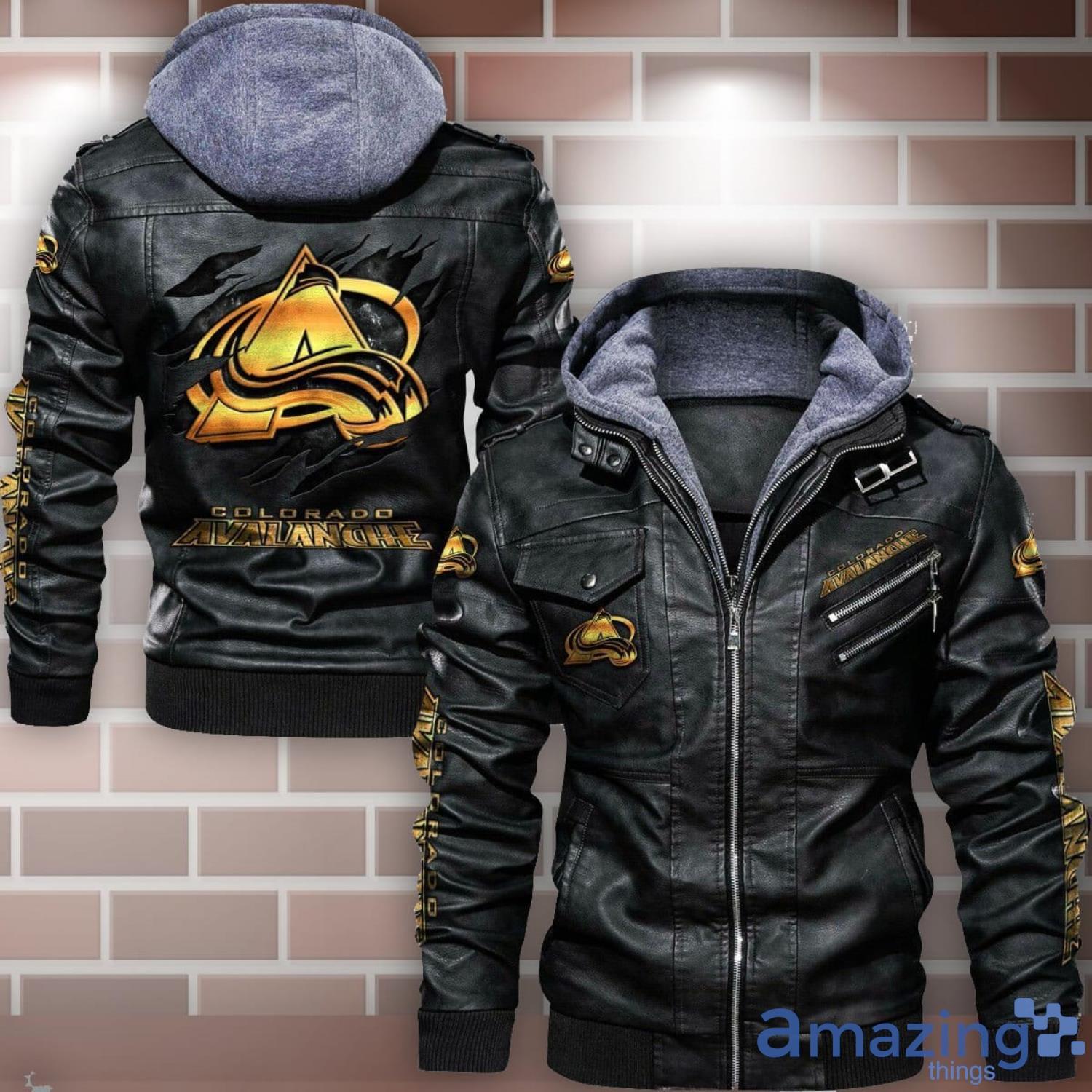 Colorado Avalanche Leather Jacket For Fans image Colorado Avalanche Leather Jacket For Fans Product Photo 1