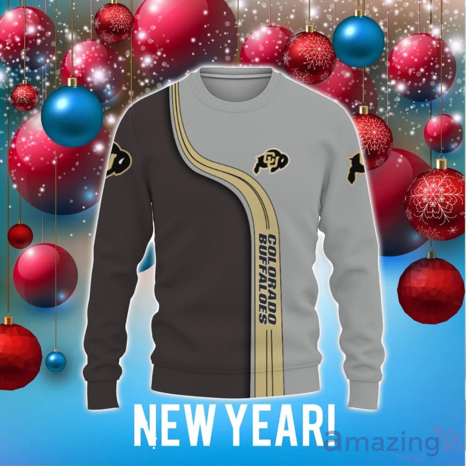 Colorado Buffaloes American Sports Teams 3D Sweater Unisex Christmas Gift image Colorado Buffaloes American Sports Teams 3D Sweater Unisex Christmas Gift Product Photo 1