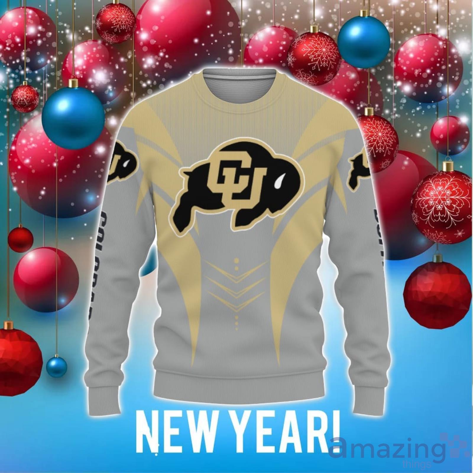 Colorado Buffaloes Football American Best Gift 3D Sweater image Colorado Buffaloes Football American Best Gift 3D Sweater Product Photo 1