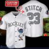 Colorado Rockies Personalized Name MLB Fans Stitch Baseball Jersey Shirt