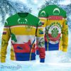 Comoros Active Flag Knitted Ugly Christmas Sweater