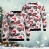 Congers, New York, Congers Fire Department  Alert Hook, Ladder & Engine Company #1 AOP Ugly Sweater Holiday Sweater Gift