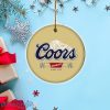 Coors Banquet Merry Christmas Circle Ornament