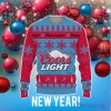 Coors Light Beers Big Snowflake Pattern Ugly Christmas 3D Sweater For Men And Women