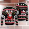 Coors Light Black Santa Hold My Beer Ho Ho Ho Ugly Christmas Sweater