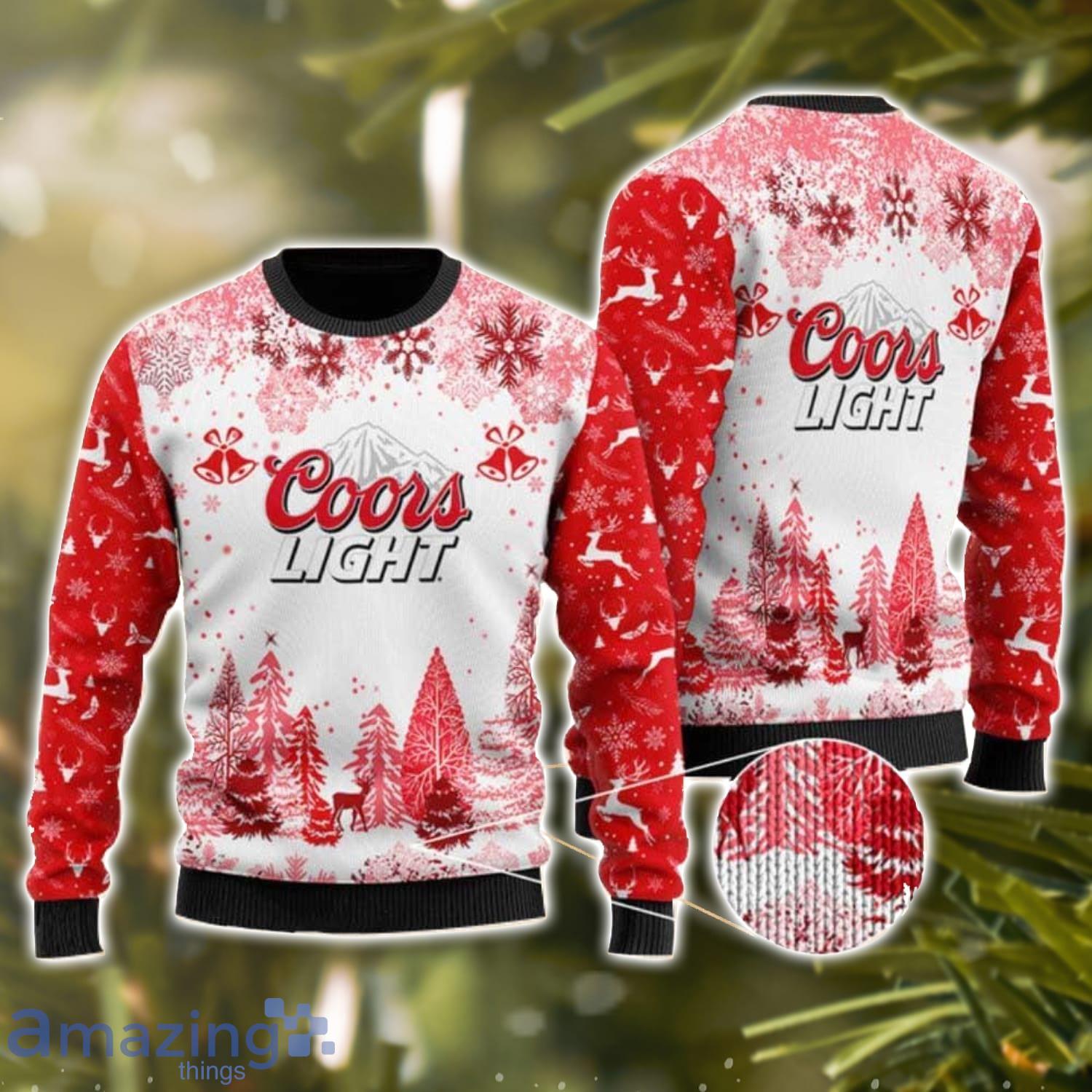 Coors Light Jingle Bells Ugly Christmas Sweater Christmas Holiday Gift