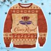 Crown Royal Peach 3D Print Christmas Ugly Sweater