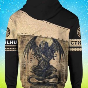 Cthulhu Custom Name Hoodie 3D Style Gift For Men And Women Product Photo 2
