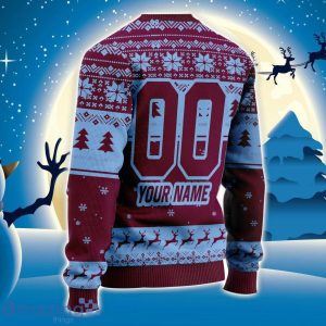 Custom Name And Number EPL Aston Villa Grinch Ugly Christmas Sweater All Over Print Trending Sweater For Fan Product Photo 3