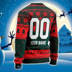 Custom Name And Number EPL Liverpool Grinch Ugly Christmas Sweater All Over Print Trending Sweater For Fan Product Photo 3