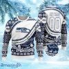Custom Name And Number Seattle Seahawks Woolen Ugly Christmas Sweater