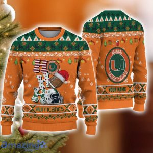 Miami hurricanes clearance ugly christmas sweater