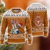 Custom Name For NCAA Fans Texas Longhorns HO HO HO Ugly Christmas Sweater Funny Christmas Gift