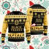Custom Name Funny Black Velvet Whisky Ugly Christmas Sweater Style Gift For Men And Women