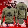 Custom Name U.S Flag Crown Royal Ugly Christmas Sweater Style Gift For Men And Women