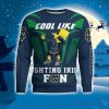 Cute Cool Like Notre Dame Fighting Irish Fan Bart Simpson Dab Ugly Christmas Sweater