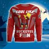 Cute Cool Like Ohio State Buckeyes Fan Bart Simpson Dab Ugly Christmas Sweater