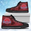 Cute Jurassic Park Smu Mustangs High Top Shoes Gift For Big Fans