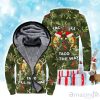 Dabbing Taco Bell Christmas Fleece Zip Hoodie