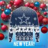 Dallas Cowboys Christmas Gift 3D Ugly Christmas Sweater Christmas Holiday Family Gift