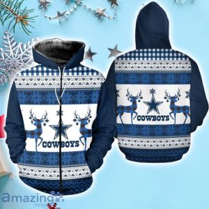 Dallas Cowboys Christmas Hoodie Product Photo 2