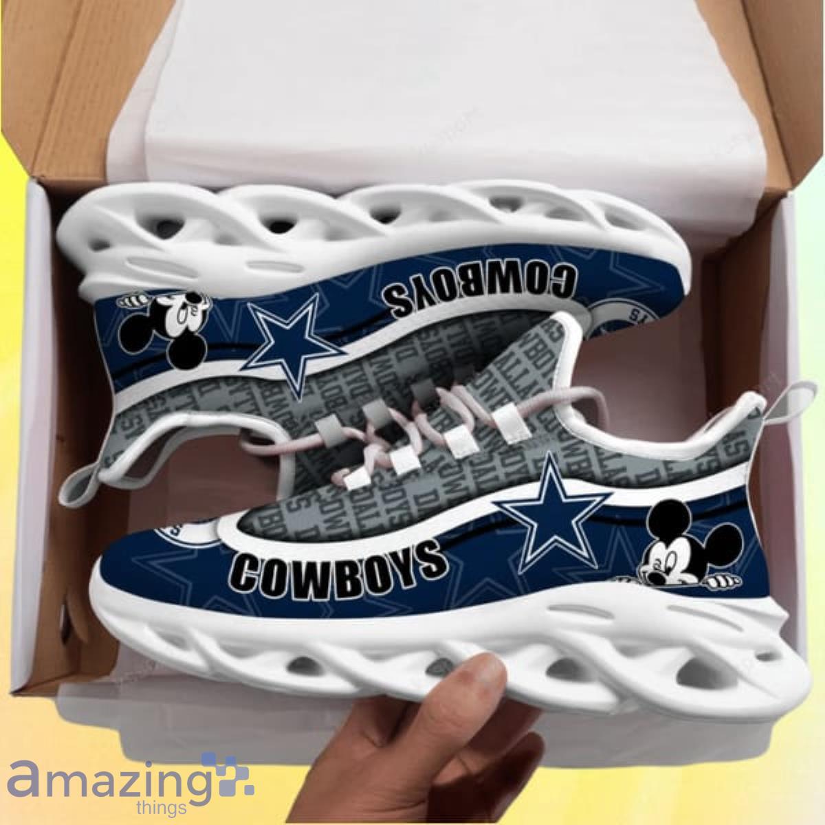 NFL Dallas Cowboys Grey High Top Shoes