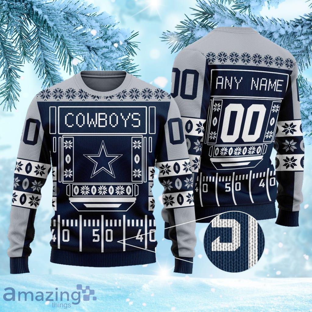 Dallas cowboys christmas hot sale sweater with lights